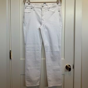 J. Crew Women's Slim Straight White Jeans NWT
